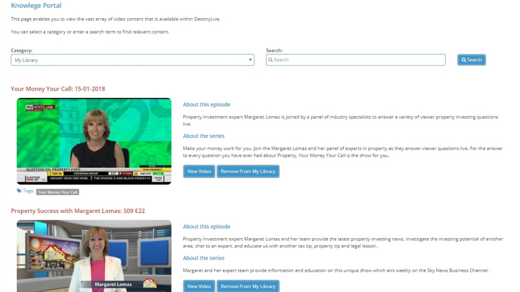 Knowledge Portal Create Your Own Library