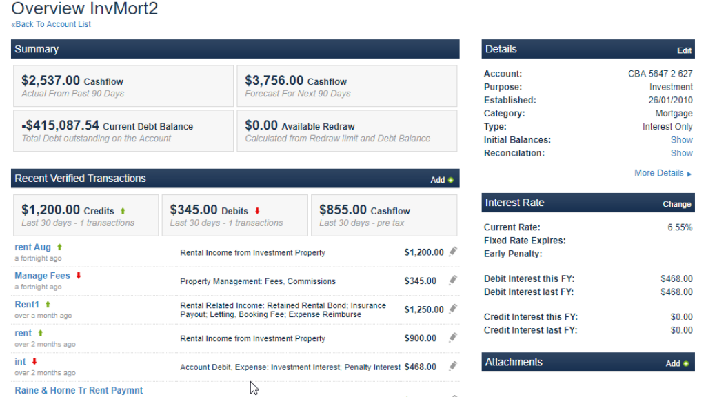Portfolio Management Account Overview